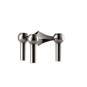 Świecznik STOFF Nagel H6.5 Czarny Chrom