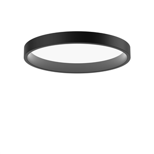 Lampa Sufitowa Louis Poulsen LP Circle, Półwpuszczana, Ø45, 3000 K i Dali/ Wyłącznik, Ściemniana, Czarny