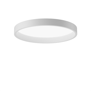 Lampa sufitowa Louis Poulsen LP Circle, półwpuszczana, Ø45, 3000 K i Dali/ Wyłącznik, ściemniana, Biały