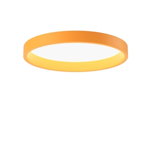 Lampa sufitowa Louis Poulsen LP Circle, półwpuszczana, Ø45, 3000 K i Wyłącznik Dali/ - przyciemniana, Żółty