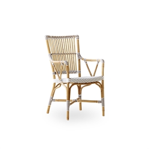 Sika-Design Monique Cafe Krzesło z Podłokietnikami Biały