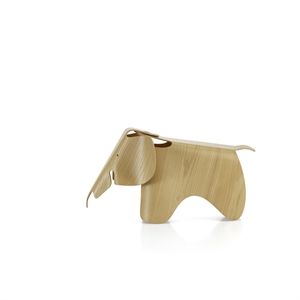 Stołek Vitra Eames Elephant w kolorze kasztanowym lakierowanym bezbarwnie