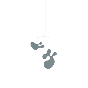 Akcesoria dekoracyjne ze sklejki Vitra Eames Mobile Model C w kolorze Lodowy szarości