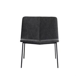 Krzesło Muubs Chamfer Lounge Antracyt Antracyt/ Czarny