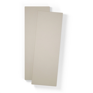 Półka Działowa do Dużej Szafki z 2 Drzwiami, Zestaw 2 Szt., Kolor Szary Żwirowy