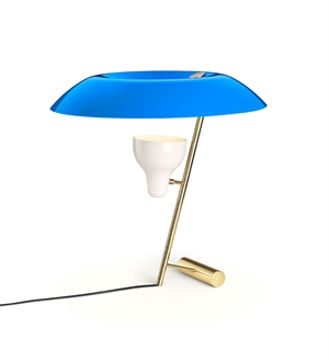 Astep Model 548 Lampa Stołowa Mosiężna/Niebieska