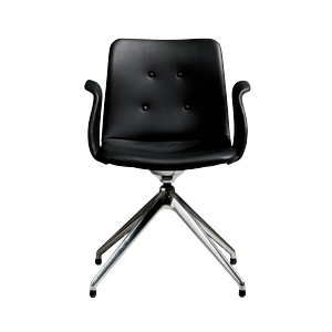 Krzesło do Jadalni Bent Hansen Primum 4-Star, Polerowana stal/Zenso 3 207