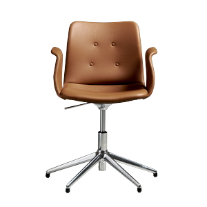 Fotel Obrotowy Bent Hansen Primum 5-Star z Obrotowym Polerowanym stalowym/Zenso 3 223