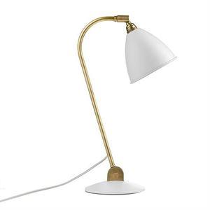 Bestlite BL2 Lampa stołowa Biała Matowa i Mosiężna