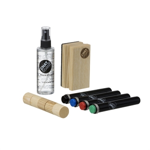 Zestaw startowy Chat Board Woody do desek w kolorze dębu/ Czarny/ Czerwony/ Niebieski/ Zielony