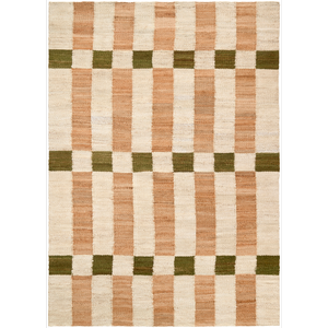 Decotique Checks Dywan 180x270 Natural/Zielony