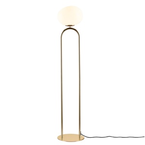 Lampa Stojąca Design For The People Shapes w Mosiężny