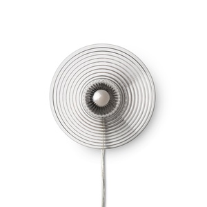 Kinkiet FDB Furniture U12 Slaterhake Ø12, Kabel Przezroczysty /opal/ Czarny