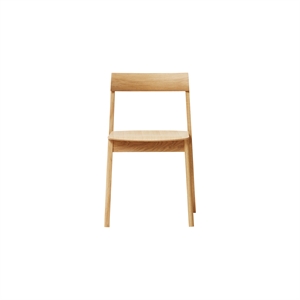 Krzesło do Jadalni Form & Refine Blueprint z Białego Olejowanego Dębu