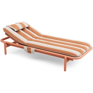 Fatboy Sunbun Daybed Terracotta/Stripe Pomarańczowy