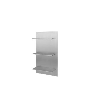 Ferm Living Storage Potrójna Półka Ścienna Mały Aluminiowy