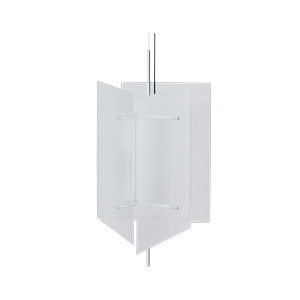 Ferm Living Oeste Lampa Wisząca z Przezroczystego Szkła