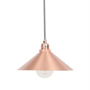 FRAMA Geometric Cone Lampa wisząca Miedziana Mała