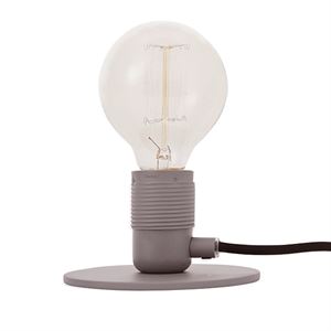 FRAMA E27 Lampa stołowa Szara