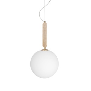 Globen Lighting Torrano 30 Lampa wisząca Beżowy Trawertyn