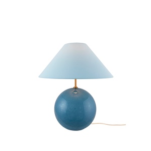 Lampa stołowa Globen Lighting Iris 35 w kolorze matowego błękitu