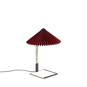 HAY Matin Lampa Stołowa Mały Ciemnoczerwona