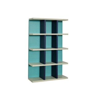 Hübsch Galaxy Bookcase Turkusowy/ Niebieski/ Szary