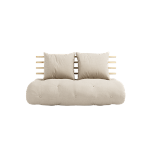 Sofa Karup Design Shin Sano z Materacem w Beżowy/ Lakierowana Bezbarwnie