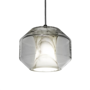 Lee Broom Chamber Light Lampa Wisząca Mała Marmur z Carrary/ Kryształ