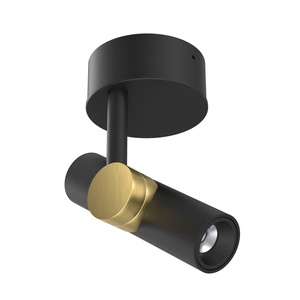 Kinkiet Linea Light Goose Ø14 Czarny-złoty