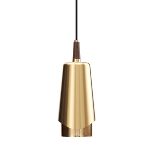 Audo Lampa Wisząca Umanoff Mosiądz/Orzech Włoski