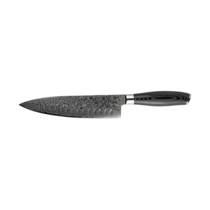 Mareld Akio Japoński Nóż Szefa Kuchni z Oliwkami Mielonymi 21 cm Czarny
