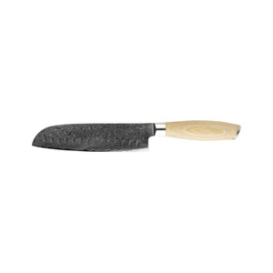 Mareld Akio Japoński Nóż Santoku z Oliwkami Mielonymi 18 cm Drewno