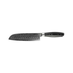 Mareld Akio Japoński Nóż Santoku z Oliwkami Mielonymi 18 cm Czarny