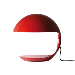 Martinelli Luce Cobra Lampa Stołowa Czerwona