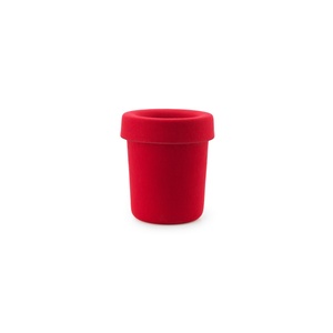 Kosz na śmieci Normann Copenhagen Hide Office w kolorze jasnoczerwonym