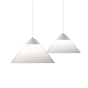Pandul Opala MINI Lampa Wisząca Biała Góra, Biały Przewód