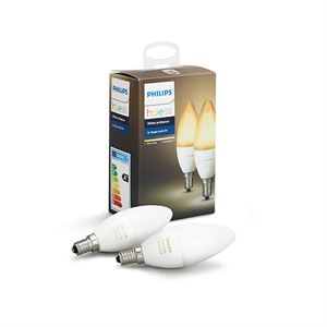 Philips Hue White Ambiance 6W E14 2pak