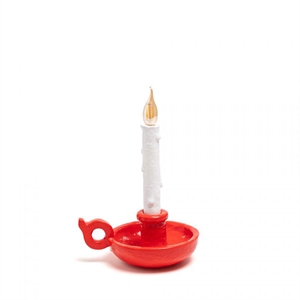 Seletti Bugia Lampa Stołowa Czerwona