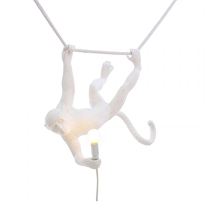 Seletti Monkey Swing Lampa Wisząca Biała