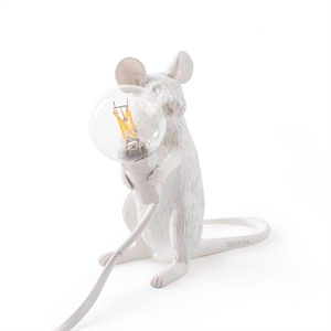 Lampa Stołowa Seletti Mouse Mac Biały