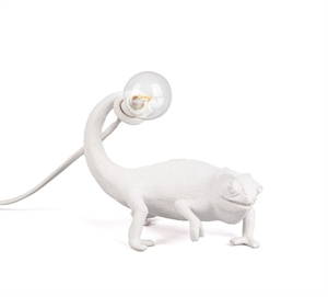 Seletti Chameleon Still Lampa Stołowa Biały