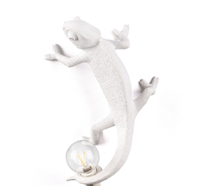 Seletti Chameleon Going Up Kinkiet Biały