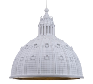 Seletti Cupolone Quarantacinque Lampa Wisząca Biała