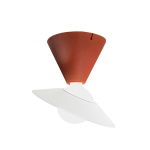 Lampa Sufitowa Stilnovo Fante Czerwony