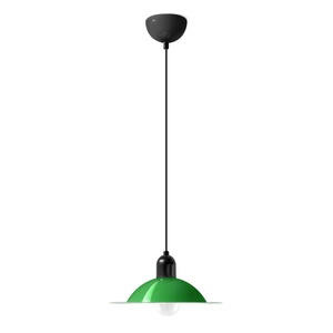 Stilnovo Lampiatta Lampa Wisząca Mały Biały/ Zielony
