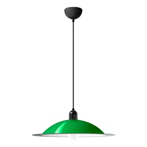 Lampiatta Stilnovo Lampa Wisząca Duży Biały/ Zielony