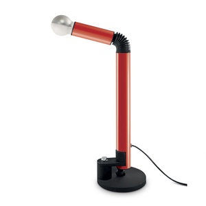 Lampa Stołowa Stilnovo Periscopio Czerwony