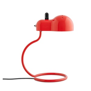 Lampa Stołowa Stilnovo Minitopo Special Edition w Biały/ Czerwony