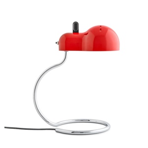 Lampa Stołowa Stilnovo Minitopo Biały- Czerwony